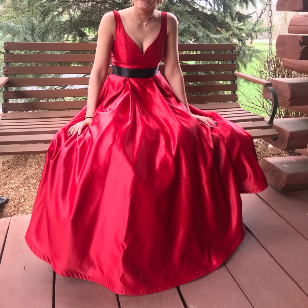 Red prom dress